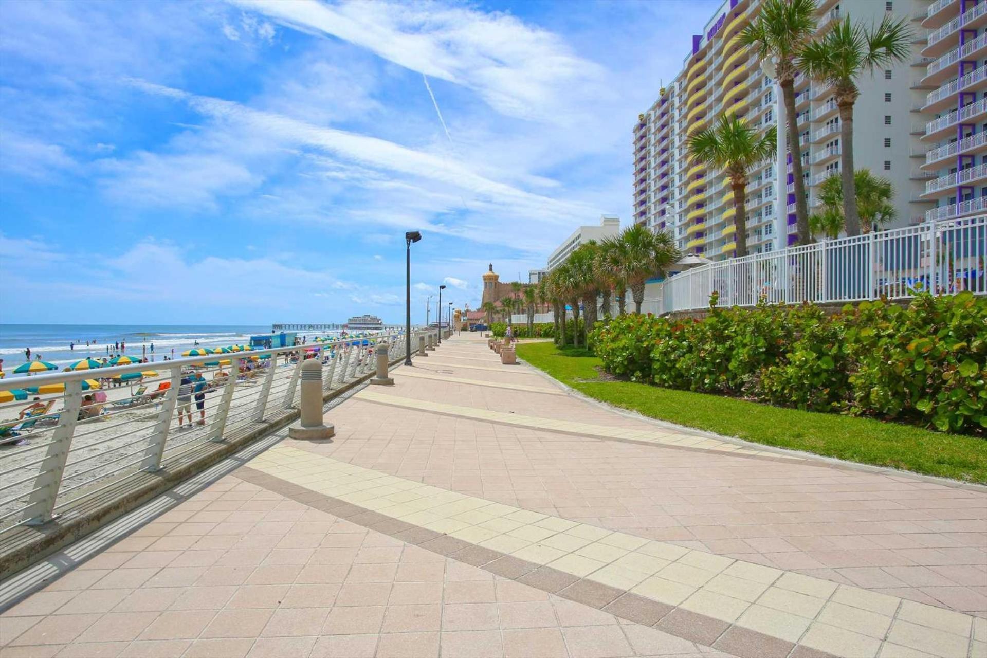 Luxury 11Th Floor 1 Bedroom Condo Direct Oceanfront Wyndham Ocean Walk Resort Daytona Beach | 1107 Exterior foto