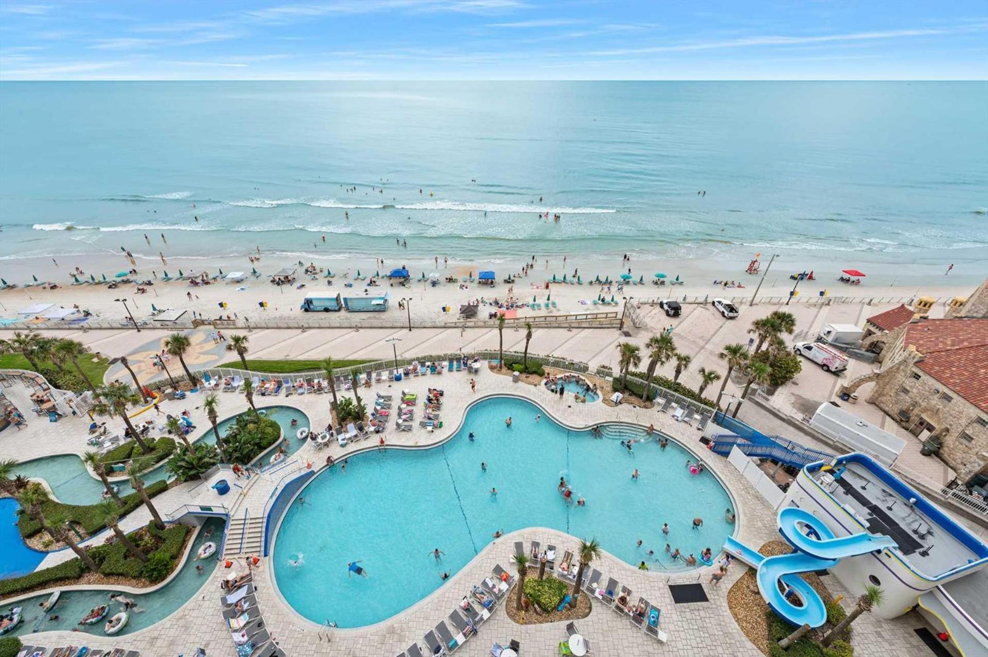 Luxury 11Th Floor 1 Bedroom Condo Direct Oceanfront Wyndham Ocean Walk Resort Daytona Beach | 1107 Exterior foto